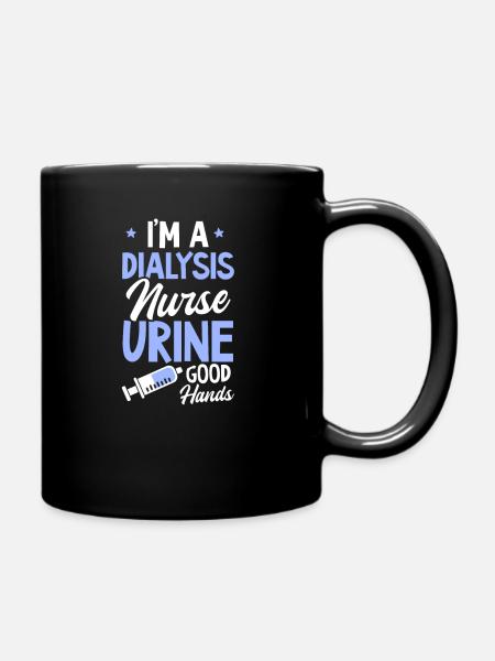 Dialyse Tech Urine Bonnes Mains - Mug uni - noir