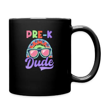 Premier jour d’école Pre-K Dude - Mug uni - noir - Droite