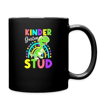 Erster Tag des Schulkindergartens Gestüt - Tasse einfarbig - Schwarz - Rechts