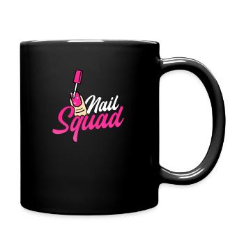 Nail Tech Nail Squad - Mug uni - noir - Droite