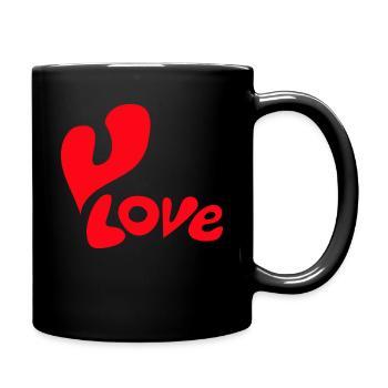 Love - Full Colour Mug - black - Right