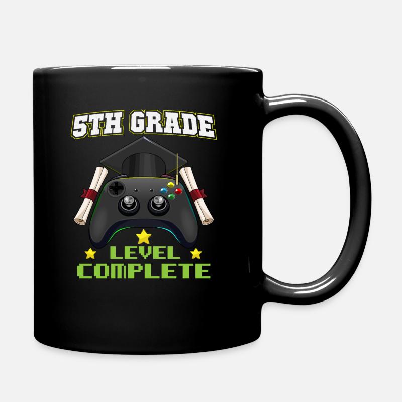 5th Grade Level Complete Middle School Graduation - Tasse einfarbig - Schwarz