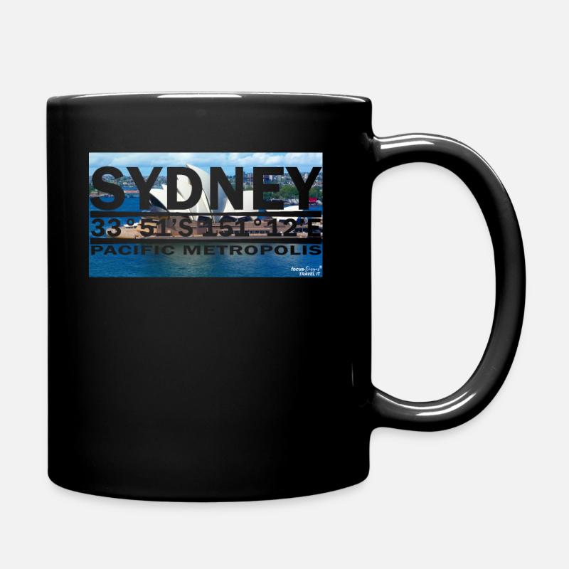 Sydney - Mug uni - noir