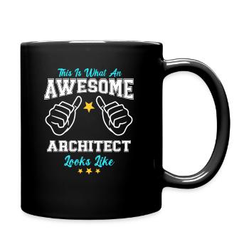 This Is What An Awesome Architect Looks Like - Tasse einfarbig - Schwarz - Rechts