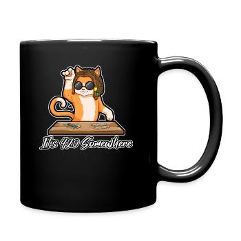 C’est 420 Somewhere Cannabis Weed Smoking THC Ganja - Mug uni - noir - Droite