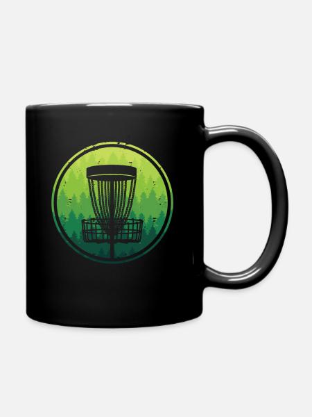 Disc Golf Discgolfer Design Sport Discgolf - Tasse einfarbig - Schwarz