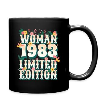 Birthday Woman born in 1983 Woman 40 years - Full Colour Mug - black - Right