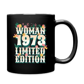 Anniversaire Femme Née En 1973 Femme 50 Ans - Mug uni - noir - Droite