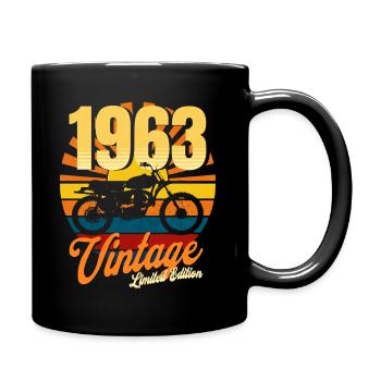 Moto Né En 1963 Anniversaire 60 Ans Motard - Mug uni - noir - Droite