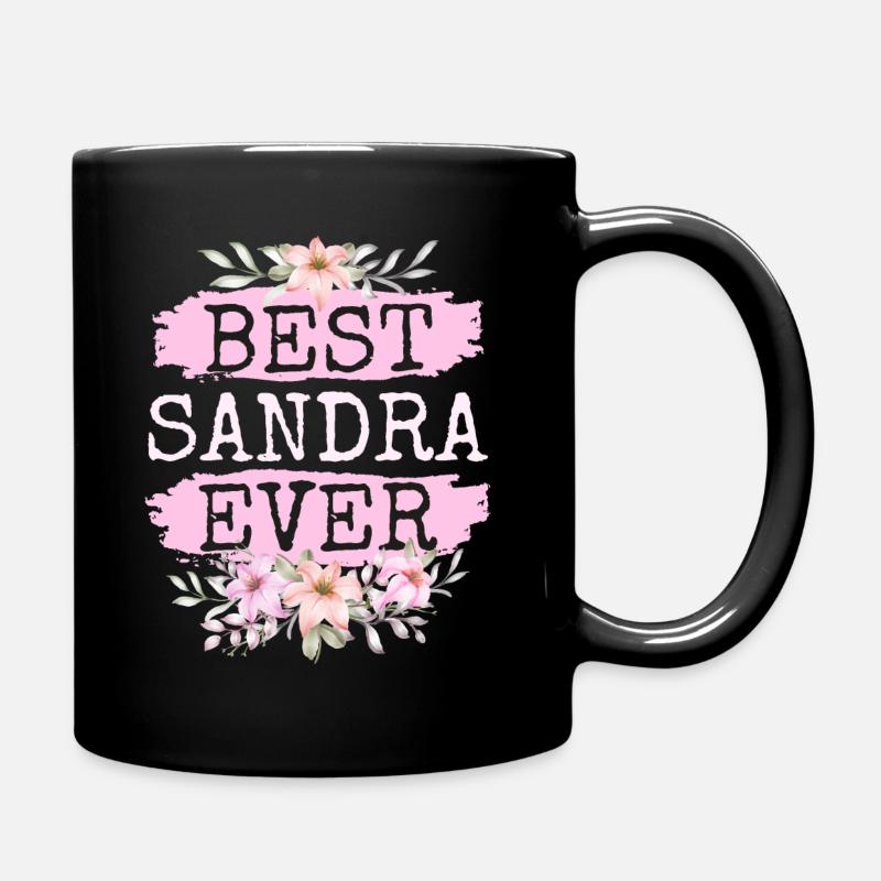 Sandra Nom du cadeau Anniversaire - Mug uni - noir