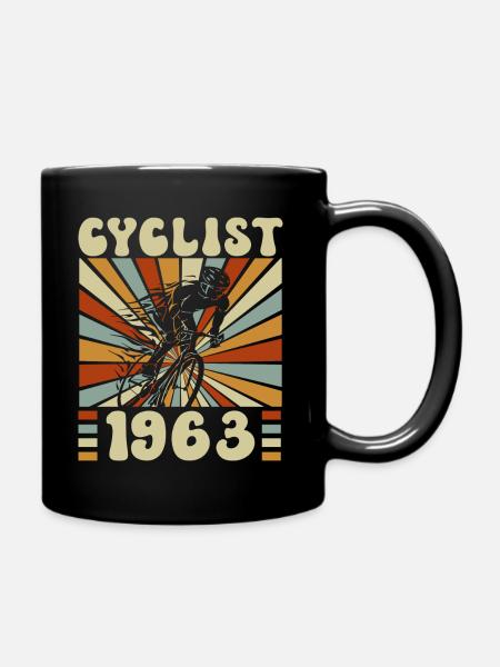 Fête Cycliste Né En 1963 60 Ans Anniversaire - Mug uni - noir