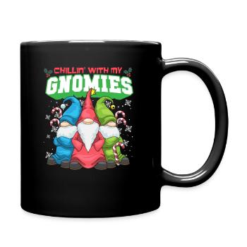 Noël Gnomes Santa Squad Cadeau de Noël drôle - Mug uni - noir - Droite