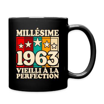 Millésime 1963 Fête 60 Ans Anniversaire - Mug uni - noir - Droite