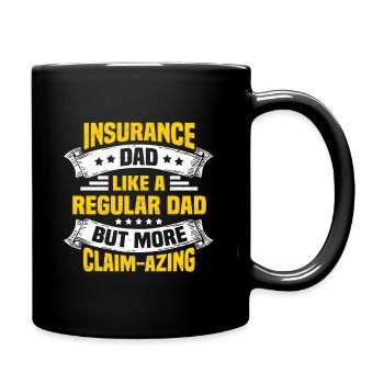 Agent d’assurance Papa Lustig Actuaire - Mug uni - noir - Droite