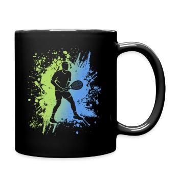 Joueur de tennis Club de tennis Enfants Joueur de tennis - Mug uni - noir - Droite