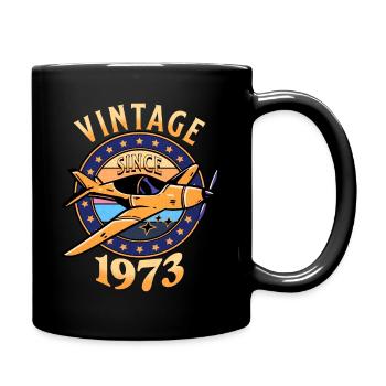 Passionné Aviation 1973 50 Ans Anniversaire - Mug uni - noir - Droite