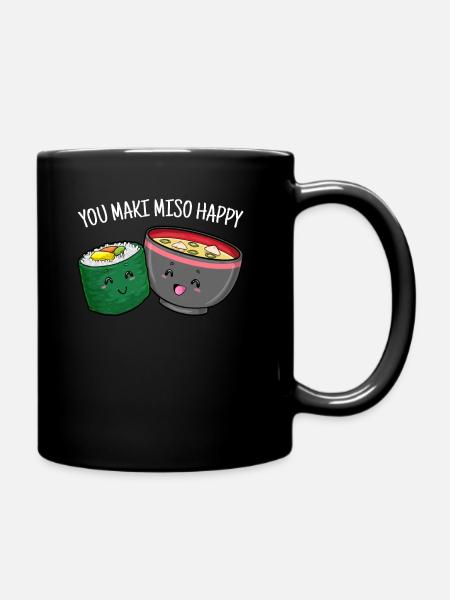 You Maki Miso Happy Sushi Japan Ramen - Tasse einfarbig - Schwarz