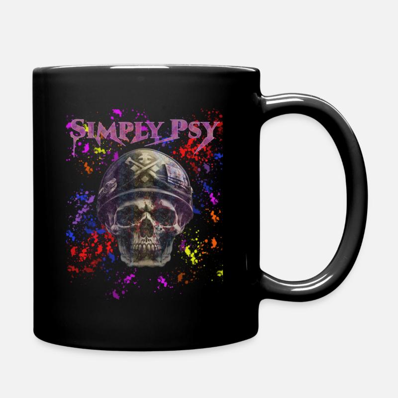 Simply Psy - Tasse einfarbig - Schwarz