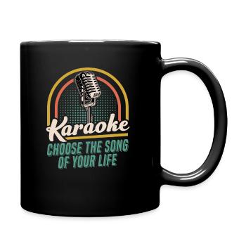 Karaoké Chanteur Chanteur Musicien Karaoké Party - Mug uni - noir - Droite