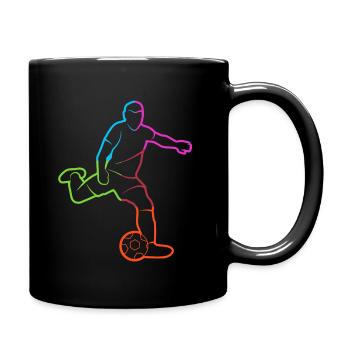 Football player Bunt Football player Footballer - Full Colour Mug - black - Right