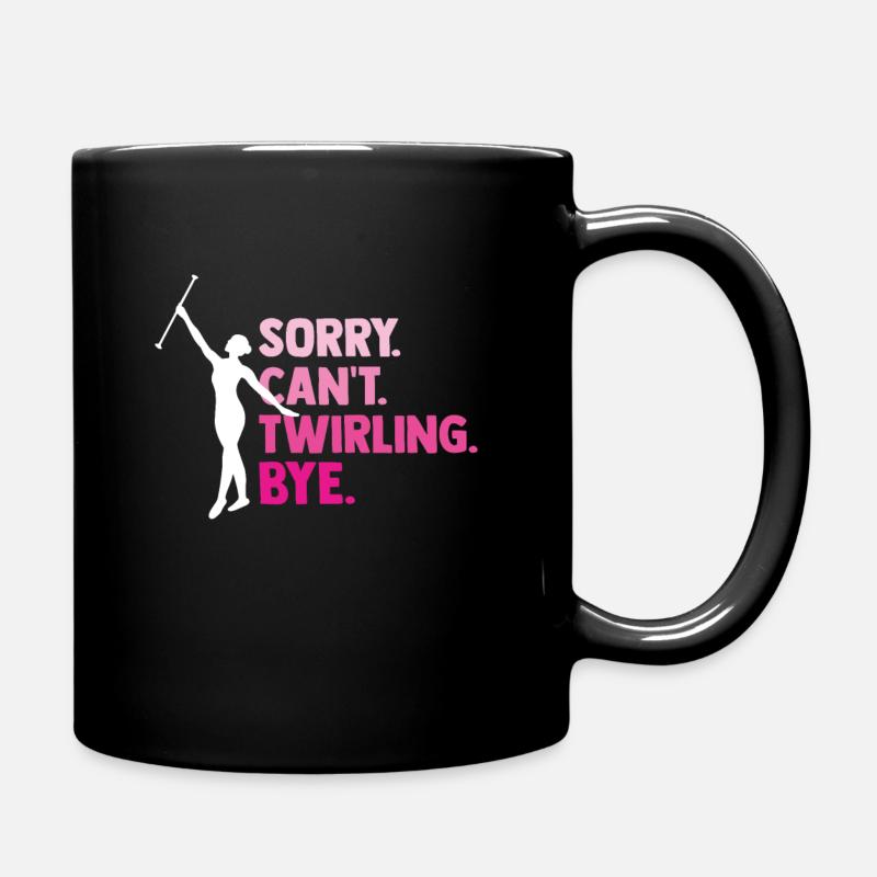 Twirling Majorette Baton Stabdrehen - Tasse einfarbig - Schwarz