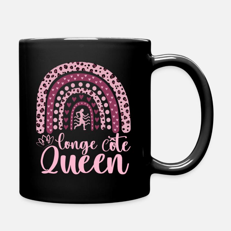 Humour Longe Côte Sportive Reine Du Longe-Côte - Mug uni - noir