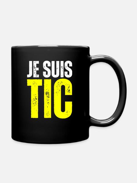 Je Suis TIC - TIC TAC Duo Drôle Cadeau 2 Personnes - Mug uni - noir