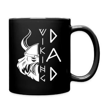 Homme Barbu Papa Viking Fête Des Pères 2024 - Mug uni - noir - Droite