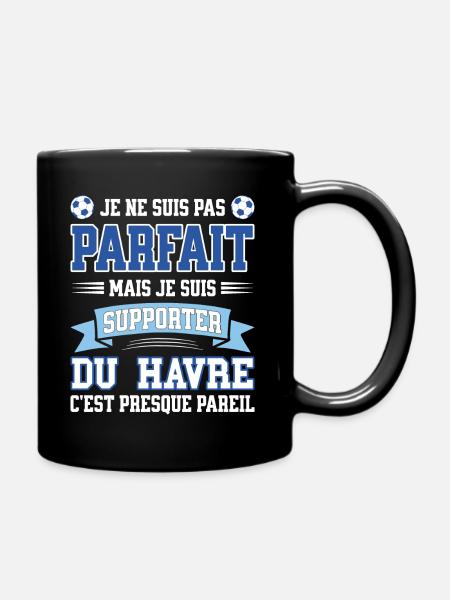 Supporter Football Le Havre Foot Fier Havrais - Mug uni - noir