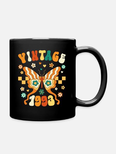Rétro Groovy 1993 Femme 30 Ans Anniversaire - Mug uni - noir