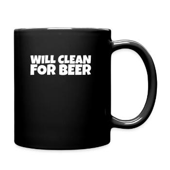 Cleaner Janitor Housekeeper Beer Lover Gift - Mug uni - noir - Droite