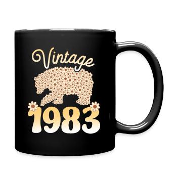 Fête Anniversaire 1983 Femme 40 Ans Anniversaire - Mug uni - noir - Droite