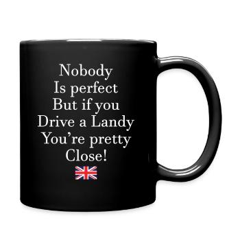 Drive a Landy - Tasse einfarbig - Schwarz - Rechts