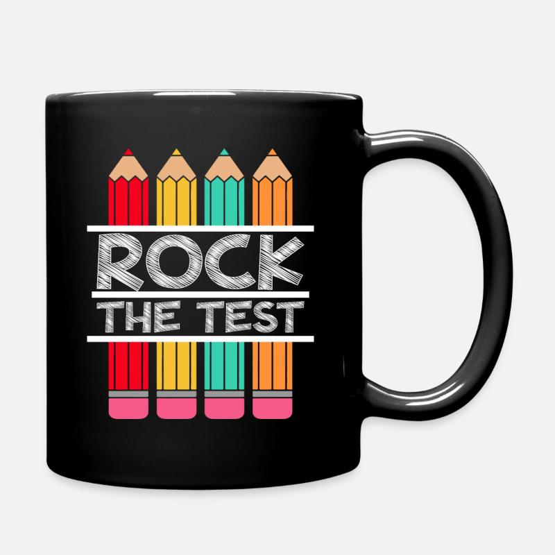 Rock The Test Student Teacher Exam - Tasse einfarbig - Schwarz