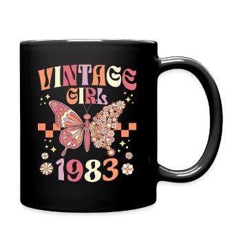 Fête Anniversaire Femme 1983 40 Ans Anniversaire - Mug uni - noir - Droite