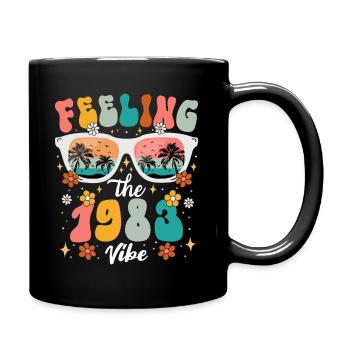 40eme Anniversaire Femme 1983 40 Ans Anniversaire - Mug uni - noir - Droite