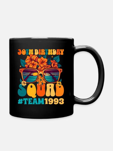 1993 Groupe De Filles 30 Ans Anniversaire - Mug uni - noir