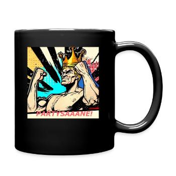 PARTYsane! - Tasse einfarbig - Schwarz - Rechts