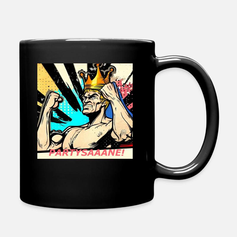 PARTYsane! - Tasse einfarbig - Schwarz