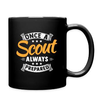 Scout Scout Guide Scouting - Full Colour Mug - black - Right