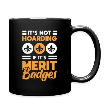 Scoutisme de l’insigne scout - Mug uni - noir - Droite