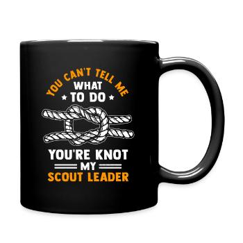 Scouting Scout Camping - Mug uni - noir - Droite