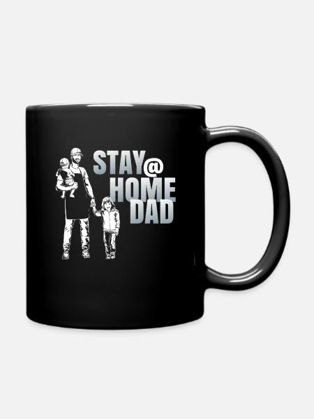 STAY @ HOME DAD - Full Colour Mug - black