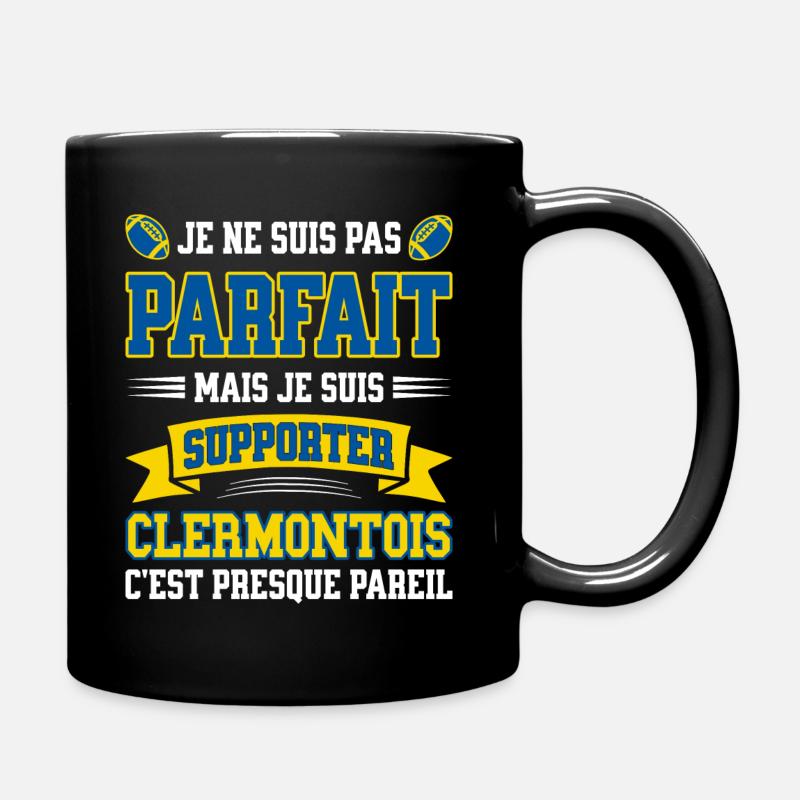 Clermontois Clermont-Ferrand Rugby Humour - Mug uni - noir