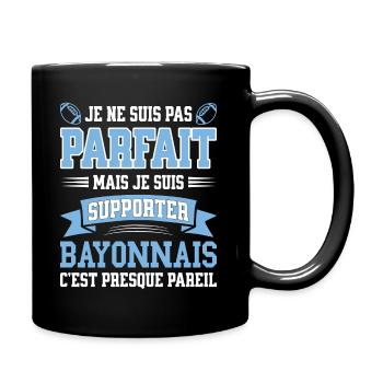 Homme Bayonnais Bayonne Rugbyman Rugby Humour - Mug uni - noir - Droite