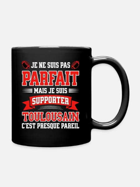 Homme Toulousain Toulouse Rugbyman Rugby Humour - Mug uni - noir