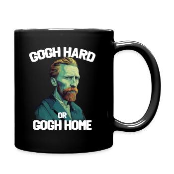 Gogh Hard ou Gogh Home - Mug uni - noir - Droite