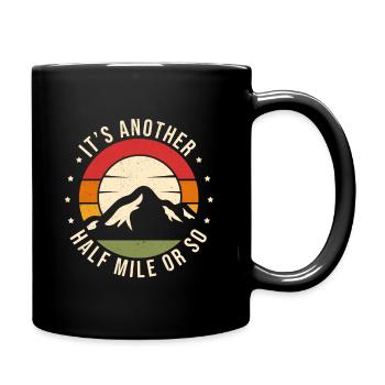 Randonnée alpiniste Randonnée Escalade - Mug uni - noir - Droite