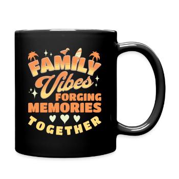 Vacances 2024 En Famille Voyage En Famille - Mug uni - noir - Droite