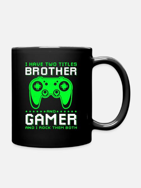 Gaming Gamer Video Game Video Games - Full Colour Mug - black